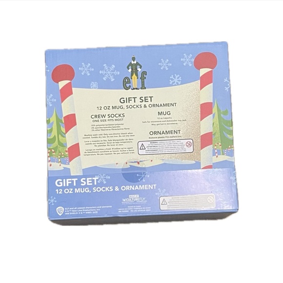 Buddy the efl gift set mug socks ornament new in box christmas movie nwt - Picture 5 of 9